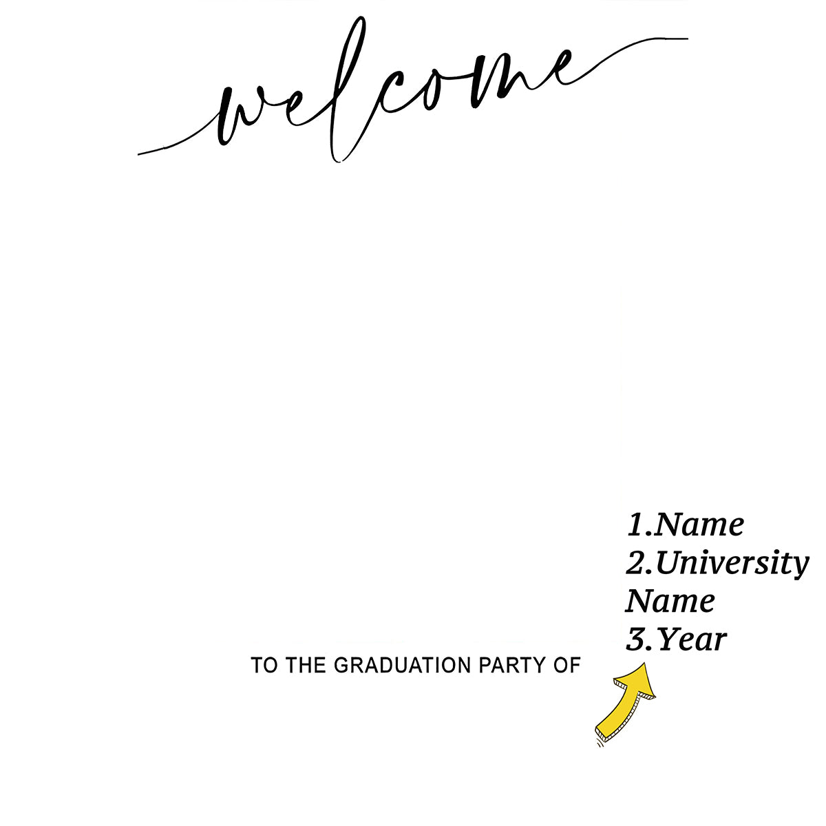 Graduation Personalized Custom Canvas Print