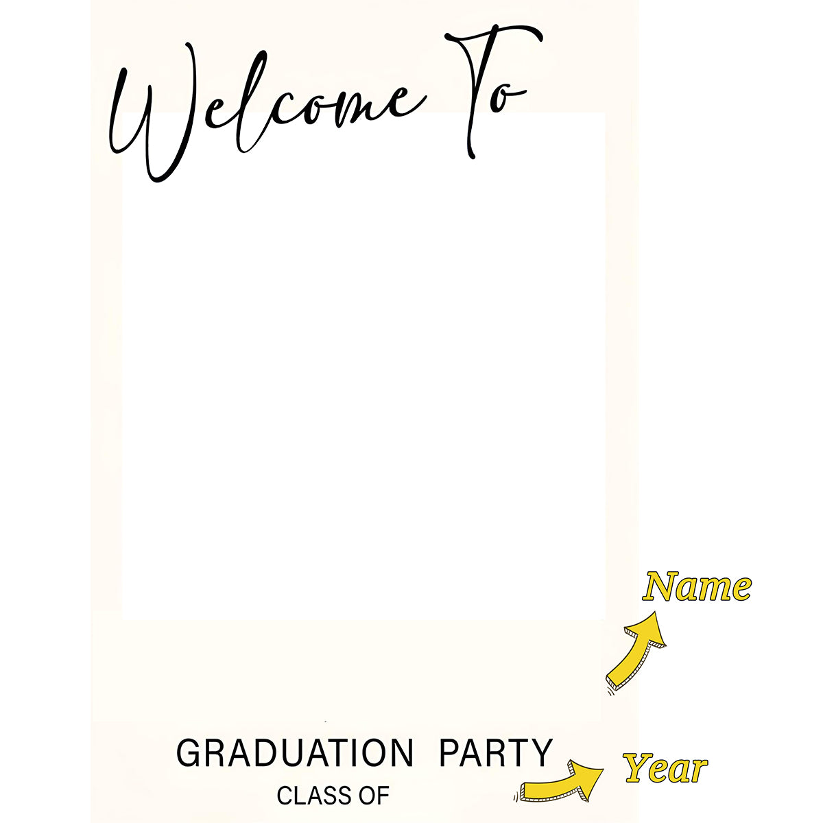 Graduation Personalized Custom Canvas Print