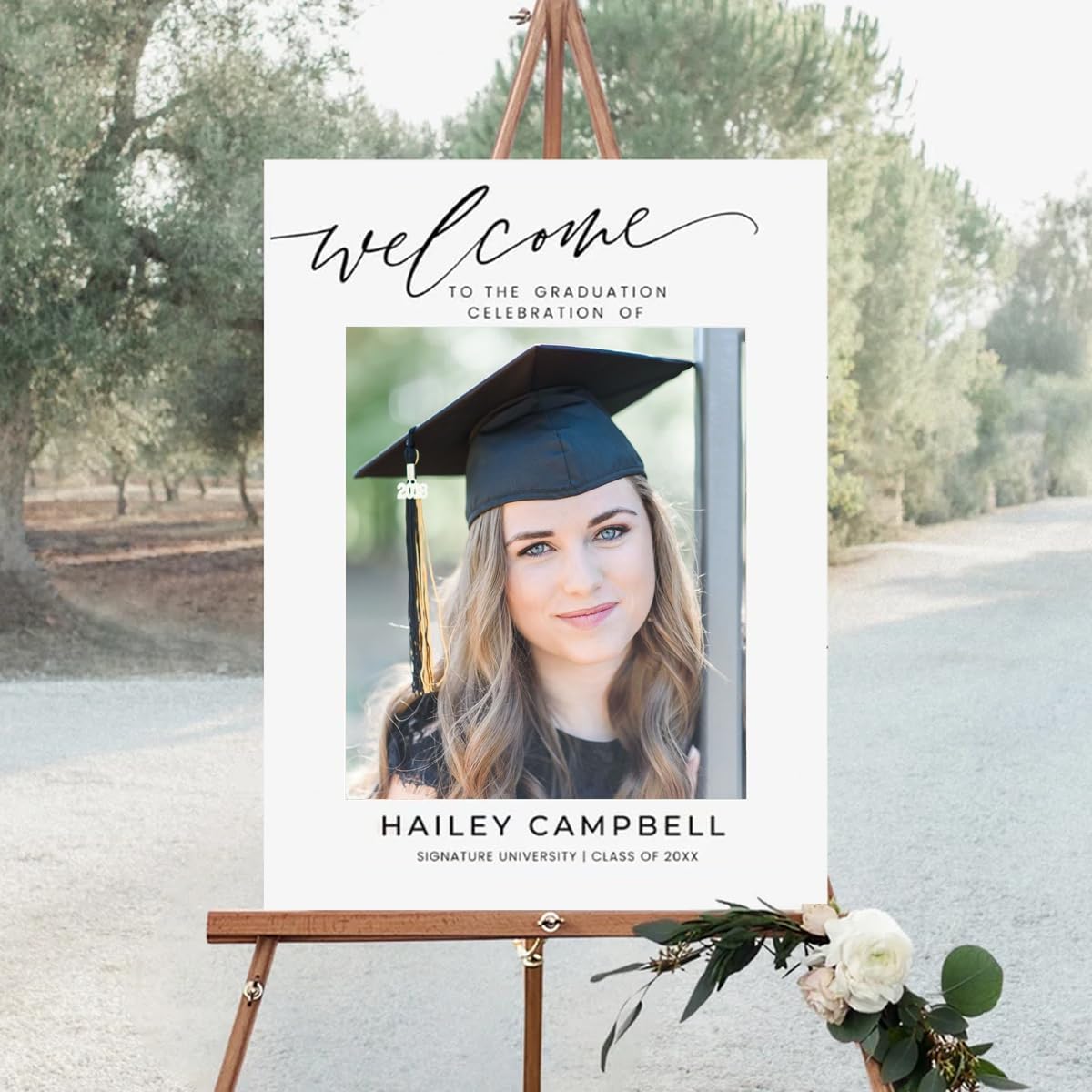 Graduation Personalized Custom Canvas Print