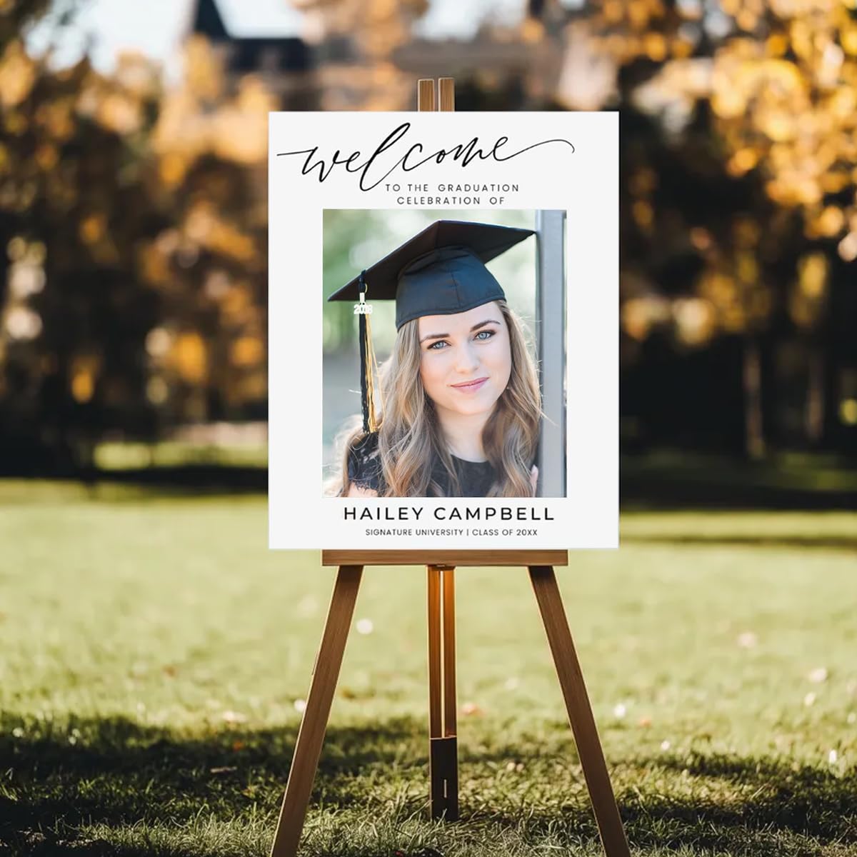 Graduation Personalized Custom Canvas Print