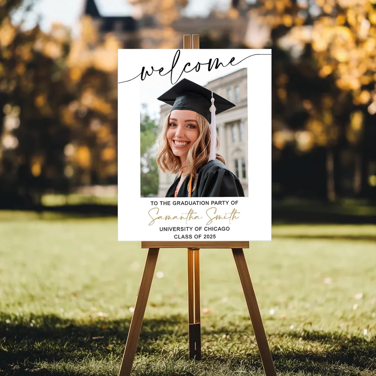 Graduation Personalized Custom Canvas Print