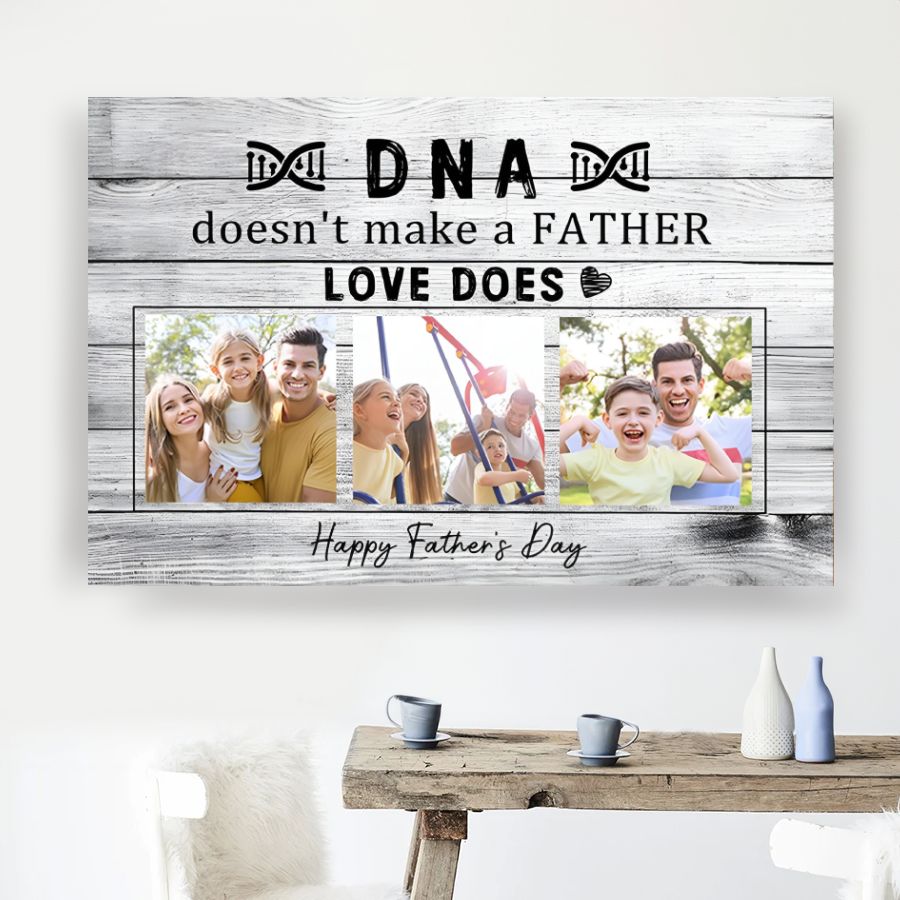 Father's Day Personalized Custom Canvas Print