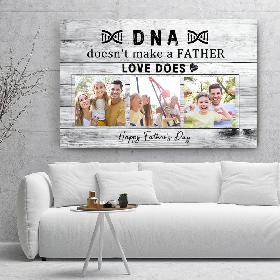 Father's Day Personalized Custom Canvas Print