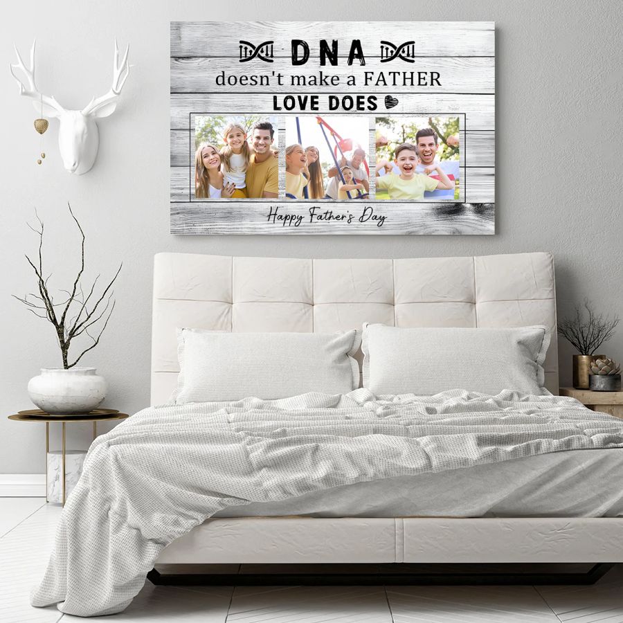 Father's Day Personalized Custom Canvas Print