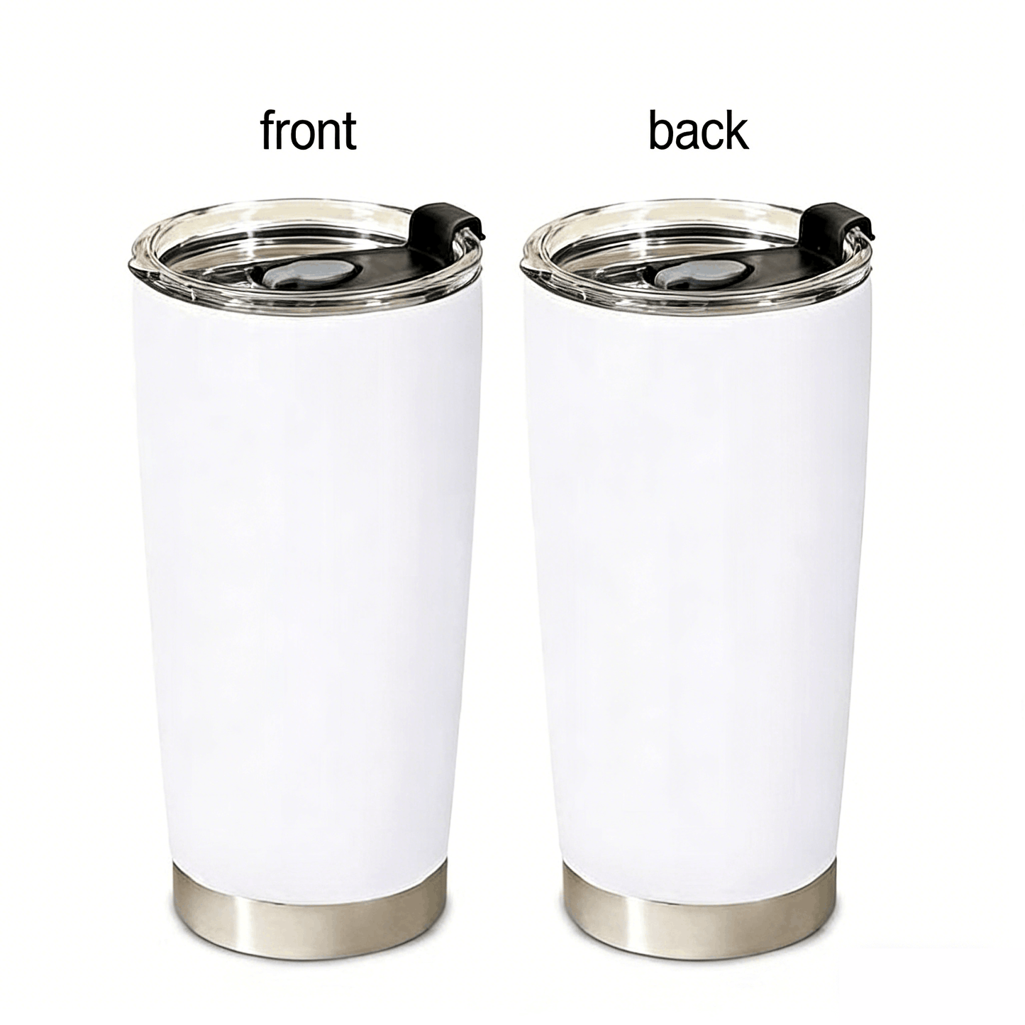 Personalized Stainless Steel Photo Coffee Tumbler Mug - 20oz