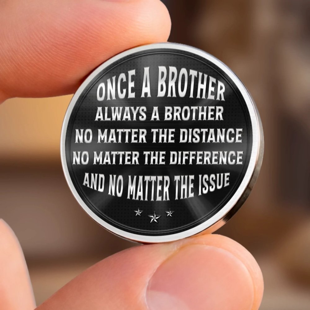 Custom Pocket Hug - Personalized Birthday Gifts For Brother - Brothers Make Life Stronger