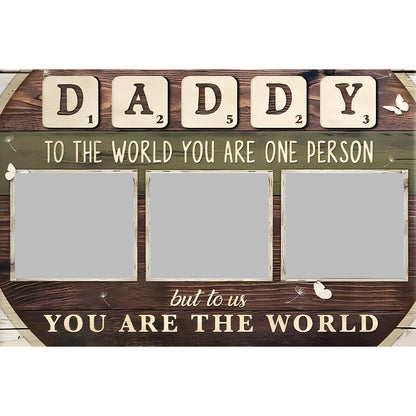 Father's Day Personalized Custom Canvas Print