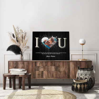 Father's Day Personalized Custom Canvas Print