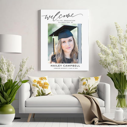 Graduation Personalized Custom Canvas Print