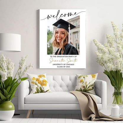 Graduation Personalized Custom Canvas Print
