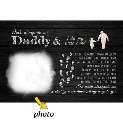Father's Day Personalized Custom Canvas Print