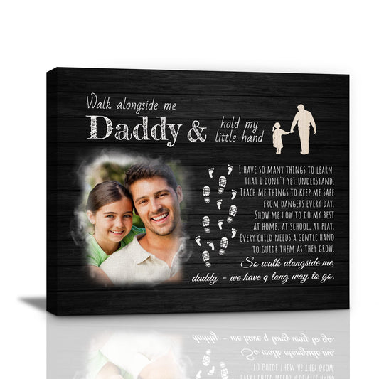 Father's Day Personalized Custom Canvas Print
