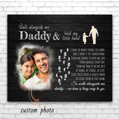 Father's Day Personalized Custom Canvas Print