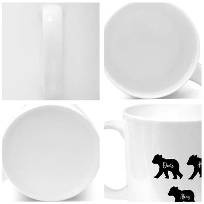 Personalized Bear Cubs Name Mother's Day Mug Custom Family Names - 11oz