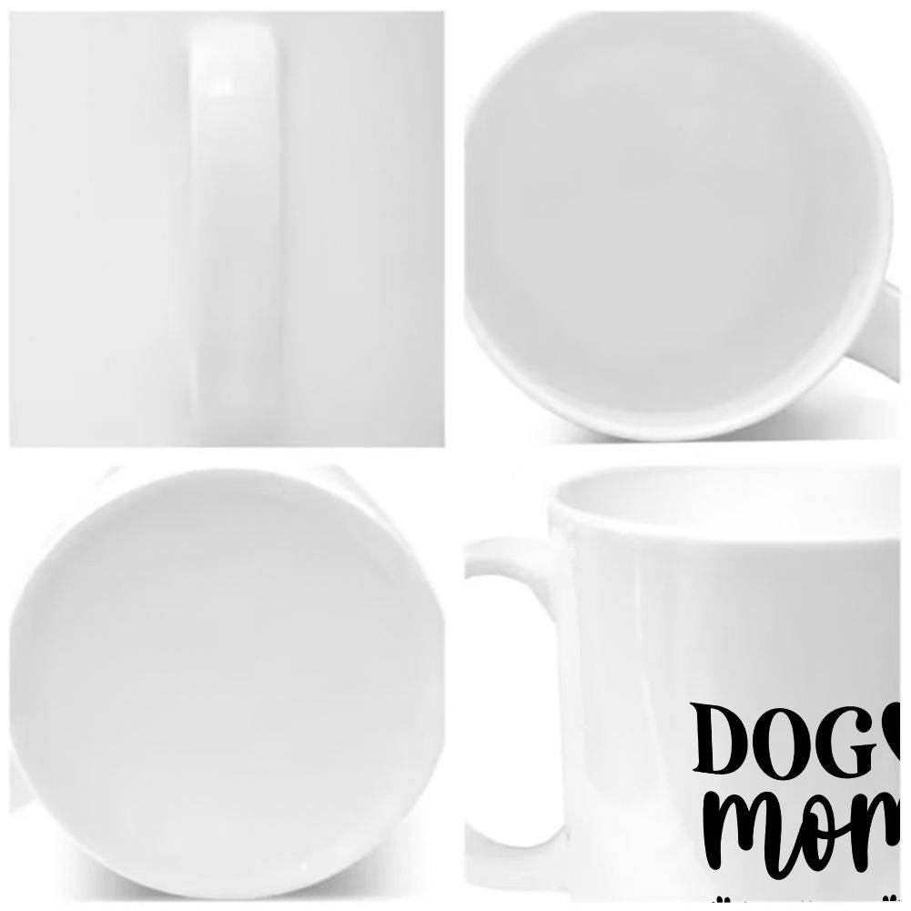 Dog Mom Custom Names Paw Print Mug Gift for Mother's Day - 11oz