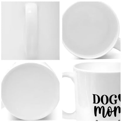 Dog Mom Custom Names Paw Print Mug Gift for Mother's Day - 11oz