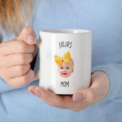 Personalized Photo And Name Mother's Day Mug Custom Picture Gift - 11oz