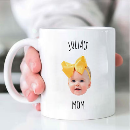 Personalized Photo And Name Mother's Day Mug Custom Picture Gift - 11oz