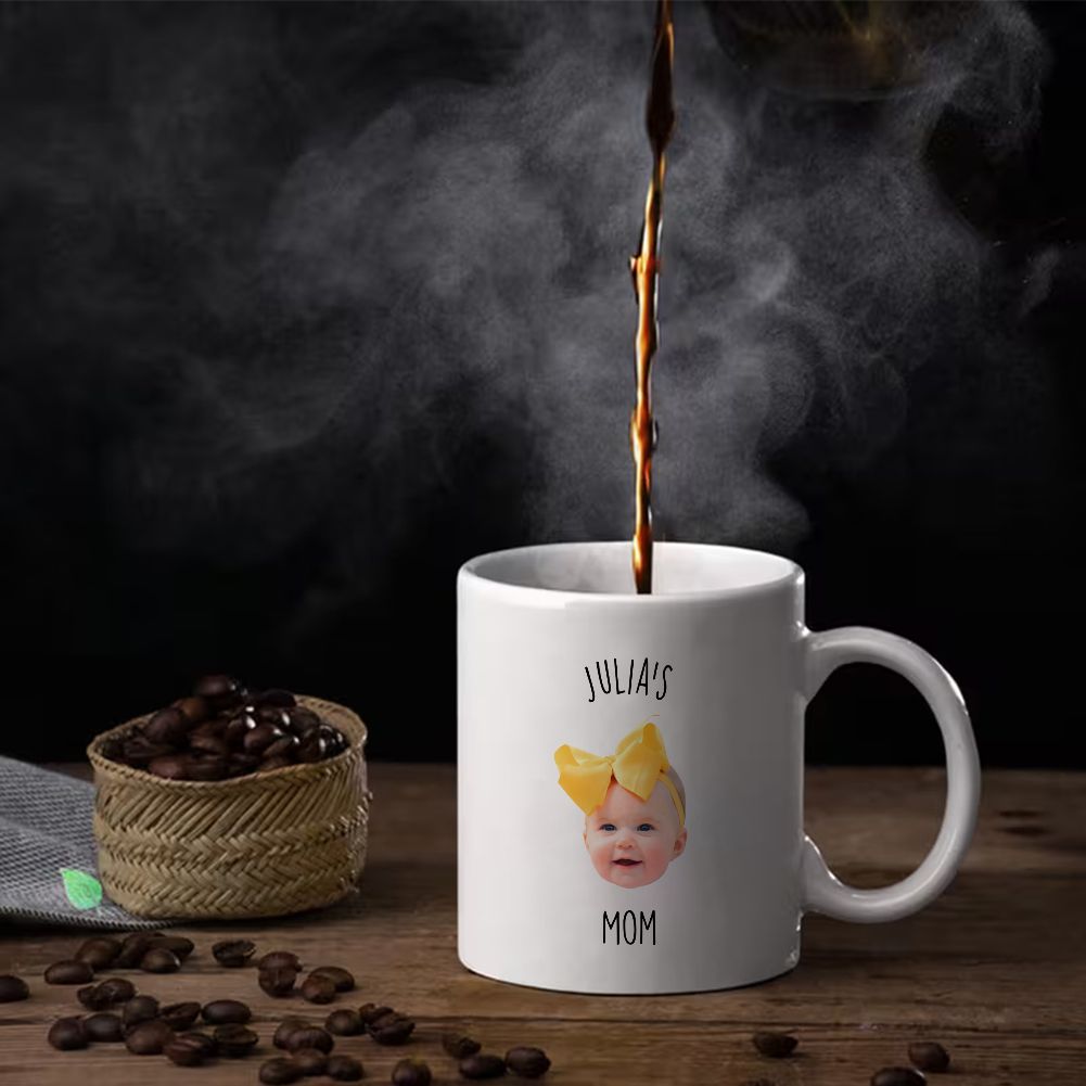 Personalized Photo And Name Mother's Day Mug Custom Picture Gift - 11oz