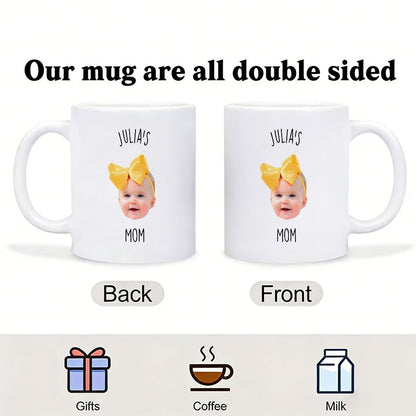 Personalized Photo And Name Mother's Day Mug Custom Picture Gift - 11oz