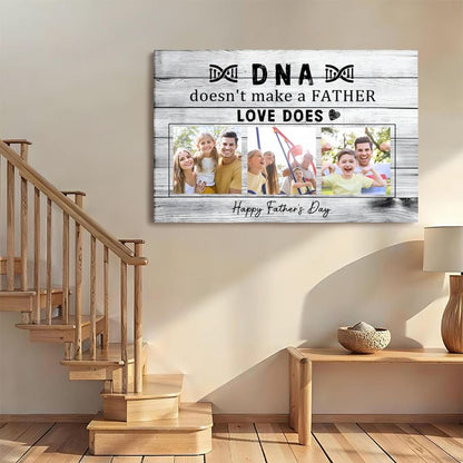 Father's Day Personalized Custom Canvas Print