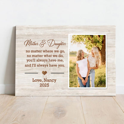 Personalized Mother's Day Canvas Wall Art