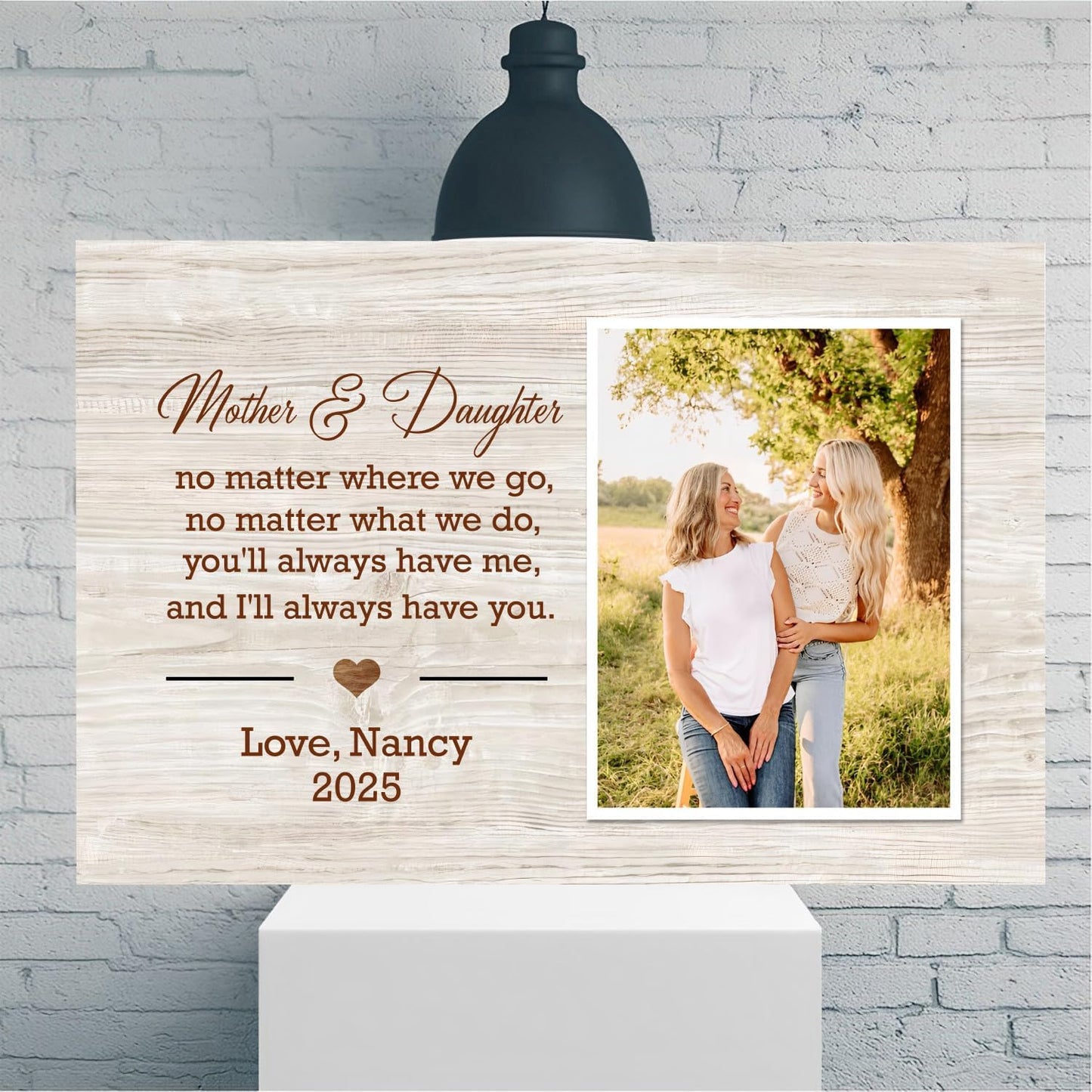 Personalized Mother's Day Canvas Wall Art