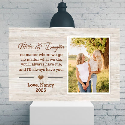 Personalized Mother's Day Canvas Wall Art