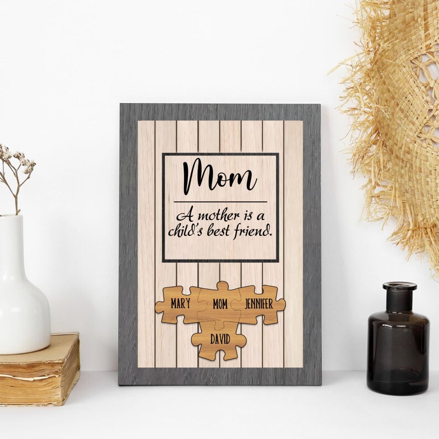 Personalized Mother's Day Canvas Wall Art