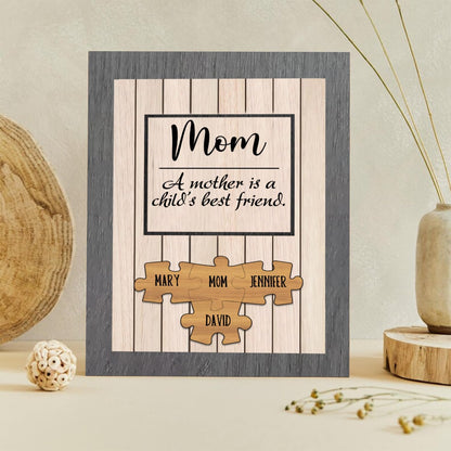 Personalized Mother's Day Canvas Wall Art