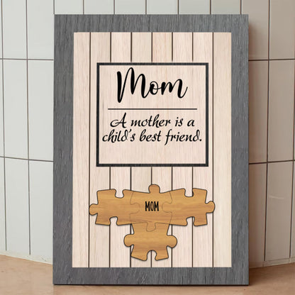 Personalized Mother's Day Canvas Wall Art