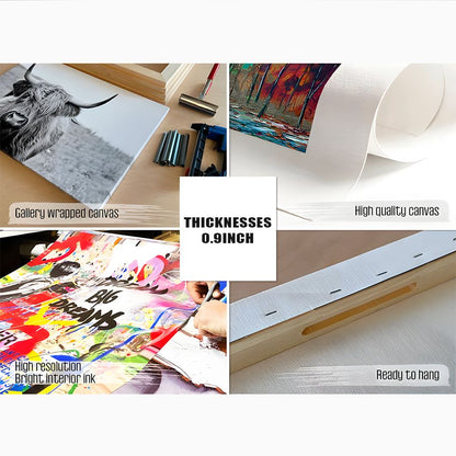 Valentine’s Day Personalized Couple Canvas Wall Art