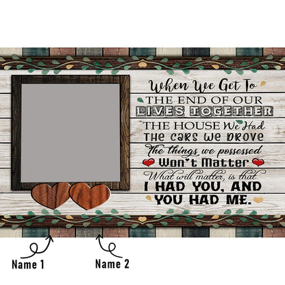 Valentine’s Day Personalized Couple Canvas Wall Art