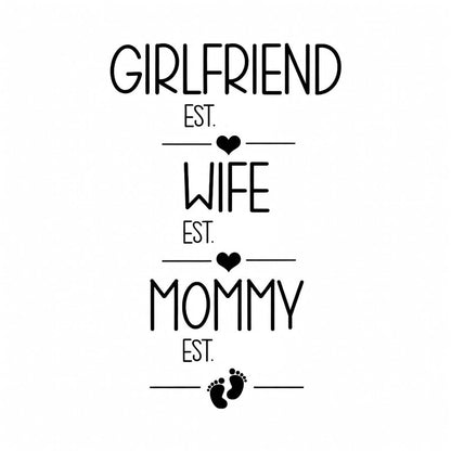 Personalized Girlfriend Wife Mommy EST Year Custom Mug - 11oz
