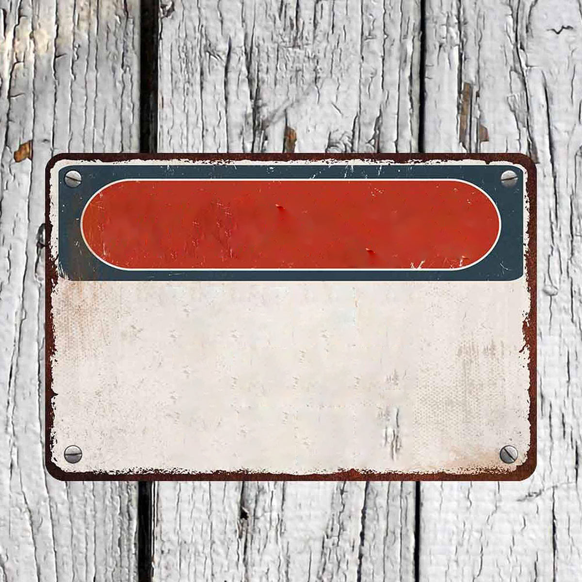 Personalized Metal Sign 8x12in
