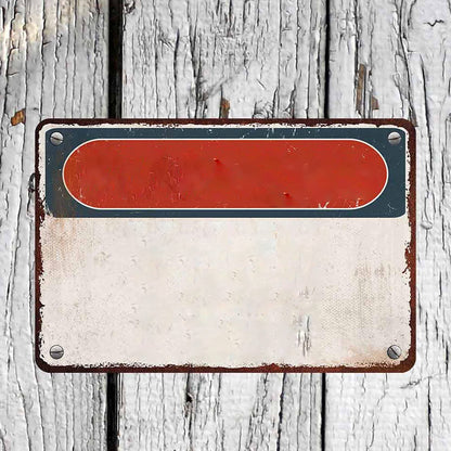 Personalized Metal Sign 8x12in