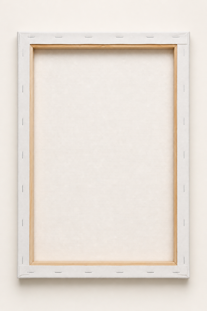 Cosmic Familiar Black Cat Halloween canvas wall art - Canvas Only back construction reference